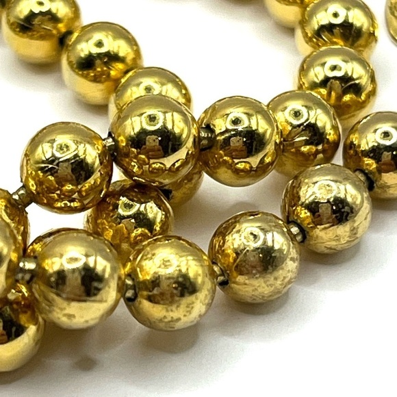 Women's PREMIER DESIGNS Gold Plated Bead Necklace 23” Gold Tone - Picture 9 of 9